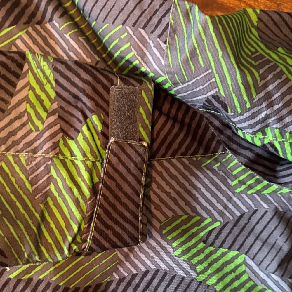 Columbia Kids Green and Black Raincoat